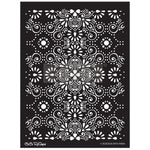 Load image into Gallery viewer, Eastern Abstract Redesign with Prima Stencil, intricate morrocan tile pattern
