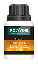 Load image into Gallery viewer, 100ml Polyvine acrylic metal leaf size bottle on a white background
