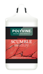 Load image into Gallery viewer, 4 litre Polyvine Tropical Scumble clear acrylic glaze bottle on a white background
