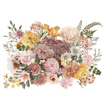 Load image into Gallery viewer, Woodland Florals Extra Large Redesign with Prima Transfer, Kacha Collection, large flowers and blooms
