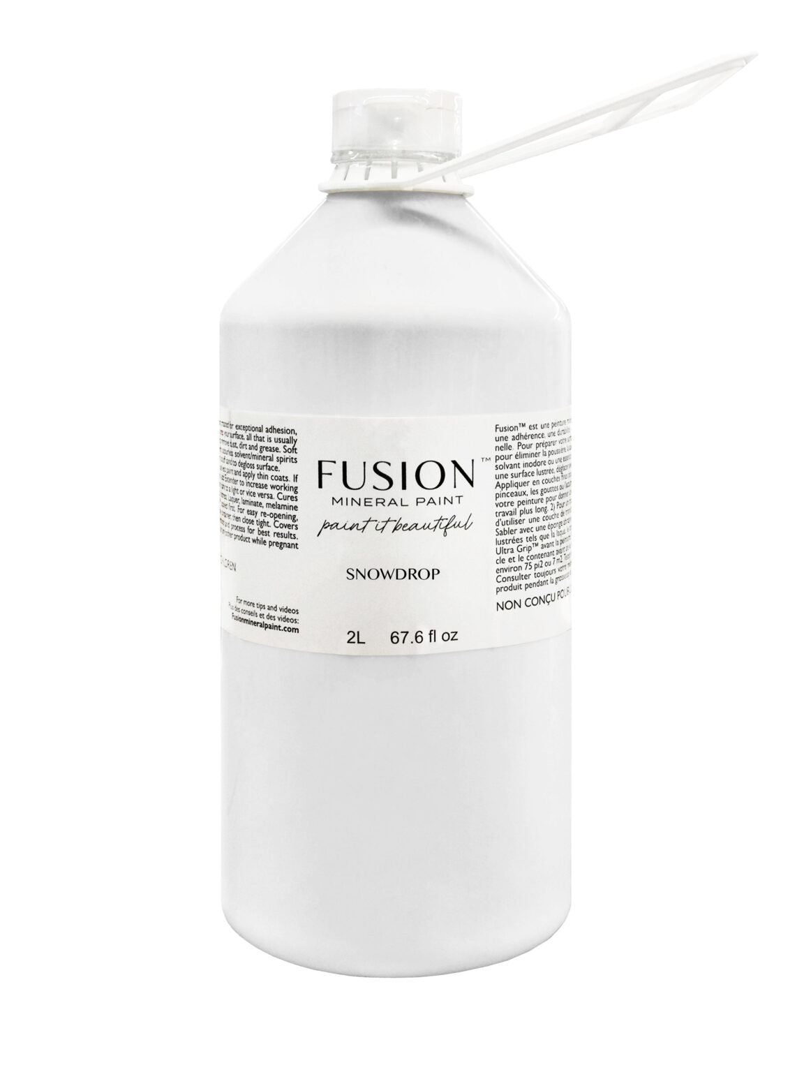 Fusion Mineral Paint Snowdrop 2l container