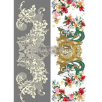 Load image into Gallery viewer, Mermaid Lace Redesign with Prima Extra Large Transfee from the Cece Collection
