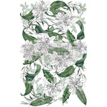 Load image into Gallery viewer, Peaceful Garden Redesign with Prima Extra Large Transfer in a bouquet of white lily flowers and green foliage
