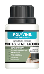 Load image into Gallery viewer, 100ml Dead Flat Clear Polyvine Multi Surface Lacquer (Interior and Exterior)
