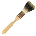 Load image into Gallery viewer, 1 inch Polyvine Badger Softening Brush for blending paint effects
