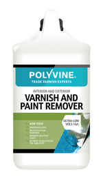 Load image into Gallery viewer, 4 litre Polyvine varnish and paint remover container on a white background
