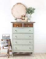 Load image into Gallery viewer, Homestead House Milk Paint Craftsman painted chest of drawers
