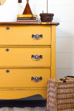 Load image into Gallery viewer, Homestead House Milk Paint Garden Seed chest of drawers
