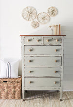 Load image into Gallery viewer, Homestead House Milk Paint Bedford naturally vintage chest of drawers 
