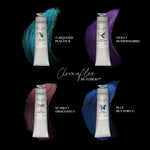 Load image into Gallery viewer, Fusion ChromaFlex Colour Changing Lustrous Paint 60ml Tubes with brushstrokes
