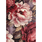 Load image into Gallery viewer, Dreamy Rose Cascade Redesign with Prima Decoupage Fibre Paper with large red, white and black blooms
