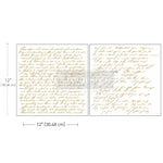Load image into Gallery viewer, Sweet Note Redesign with Prima Maxi Transfer - elegant gold script
