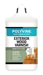 Load image into Gallery viewer, Polyvine Exterior Wood Varnish 4 litres Dead Flat Finish
