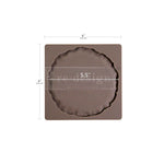 Load image into Gallery viewer, Contours of Grace Redesign with Prima Frilly edge plate or coaster mould with 5.5 inch diameter
