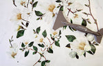 Load image into Gallery viewer, Redesign with Prima White Magnolia Tranfer with a transfer tool
