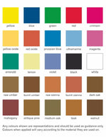 Load image into Gallery viewer, Polyvine Acrylic Colourant Colour Range Colour Chart
