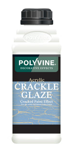 Load image into Gallery viewer, 500ml Polyvine acrylic crackle glaze bottle on a white background 
