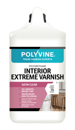 Load image into Gallery viewer, 4 litre Satin Polyvine interior extreme varnish bottle on a white background
