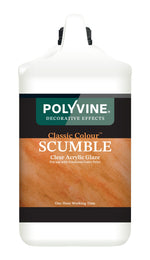 Load image into Gallery viewer, 4 litre Polyvine Classic Colour Scumble clear acrylic glaze bottle on a white background

