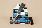Load image into Gallery viewer, The Polyvine Original scumble range with a wood grain tool, flogger brush and acrylic colourants
