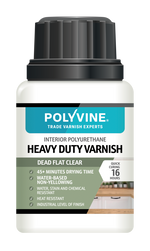 Load image into Gallery viewer, 100ml Dead Flat Polyvine Heavy Duty Varnish bottle on a white background

