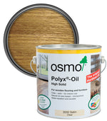 Load image into Gallery viewer, Osmo Polyx Hard Wax Oil 2.5 litre tin in clear satin
