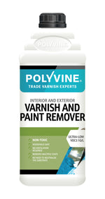Load image into Gallery viewer, 2 litre Polyvine varnish and paint remover bottle on a white background
