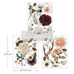 Load image into Gallery viewer, Willow Way Redesign with Prima Middy Transfer - Autumnal flowers, foliage and antlers
