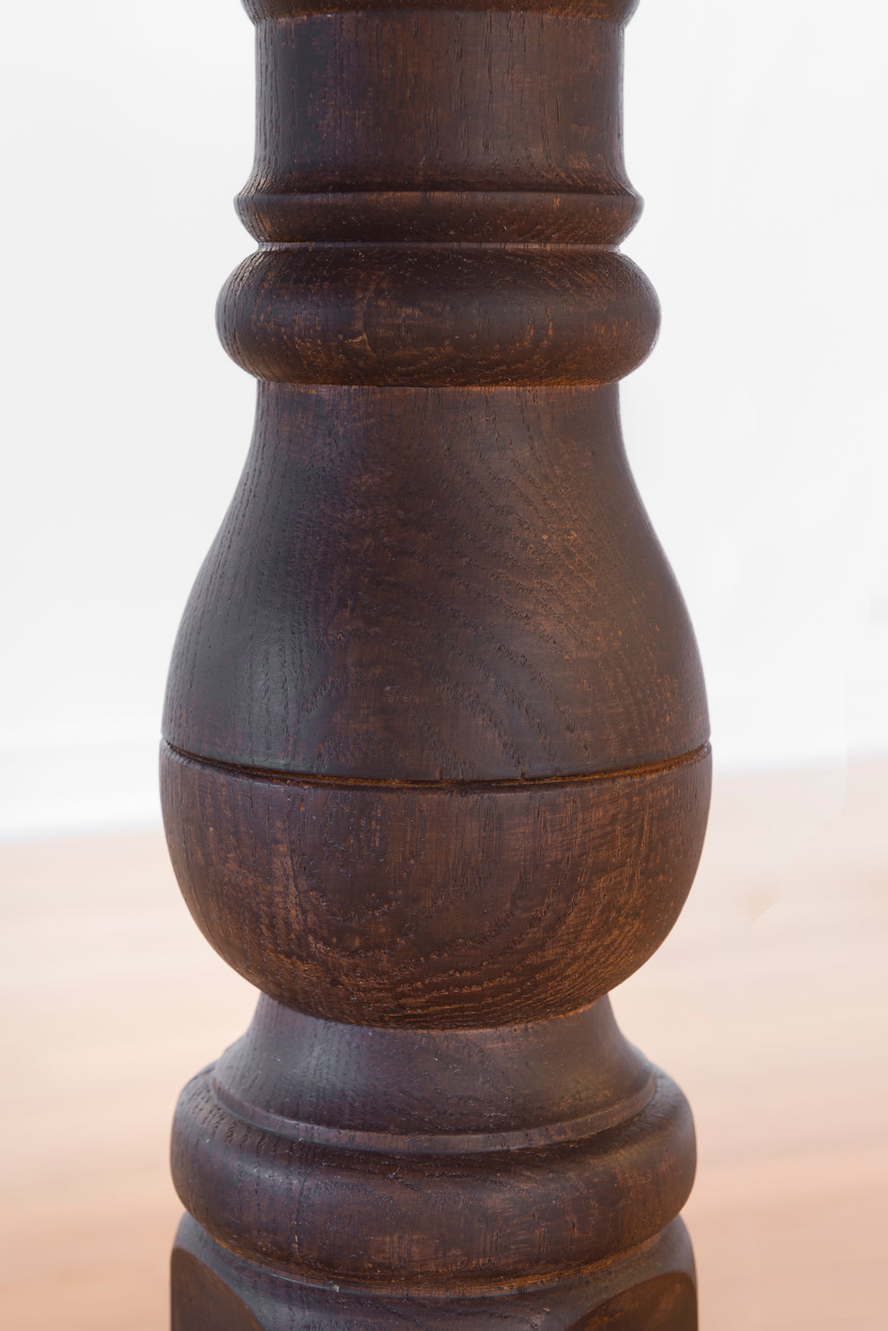 Homestead House Milk Paint Chocolate stained spindle