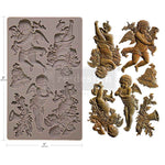 Load image into Gallery viewer, Angelic Floral Noel Redesign with Prima Mould  with cherubs
