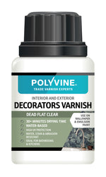 Load image into Gallery viewer, 100ml Clear Dead Flat Polyvine Interior and Exterior Decorator's Varnish

