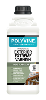 Load image into Gallery viewer, 2 litre Dead Flat Polyvine exterior extreme varnish bottle on a white background
