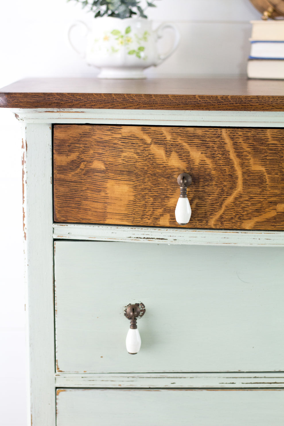Homestead House Milk Paint Craftsman drawers