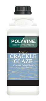 Load image into Gallery viewer, 1 litre Polyvine acrylic crackle glaze bottle on a white background 
