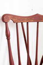 Load image into Gallery viewer, Homestead House Milk Paint Barn Red painted chair naturally worn

