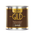 Load image into Gallery viewer, 125ml Guild Lane Super Guild Acrylic Enamel Waterbased metallic guilding paint in Gold
