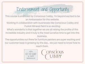 Not Too Shabby By Charlotte Furniture Painter’s Business Course Conscious Cubby Endorsement 