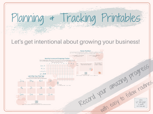 Not Too Shabby By Charlotte Furniture Painter’s Business Course Planning and Tracking Printables