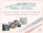 Load image into Gallery viewer, 20% Off Furniture Painting Workshops
