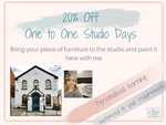 Load image into Gallery viewer, 20% Off Furniture Painter’s One To One Studio Days

