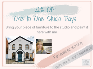 20% Off Furniture Painter’s One To One Studio Days