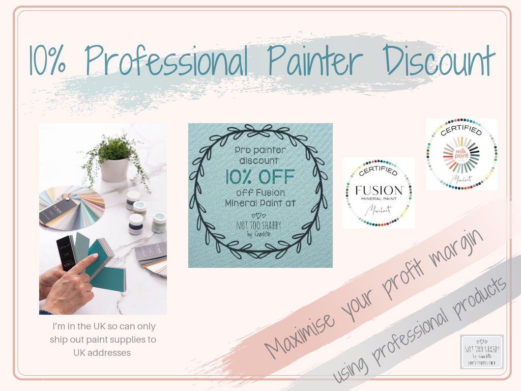 10% Professional Painter Fusion Mineral Paint Discount 