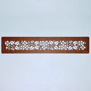 PolyOnlay Strip Stencil SS108 - floral