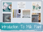 Load image into Gallery viewer, Poster for introduction to milk Paint Workshop 
