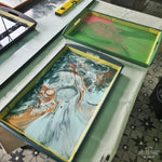 Load image into Gallery viewer, Paint pour trays from pouring resin workshop
