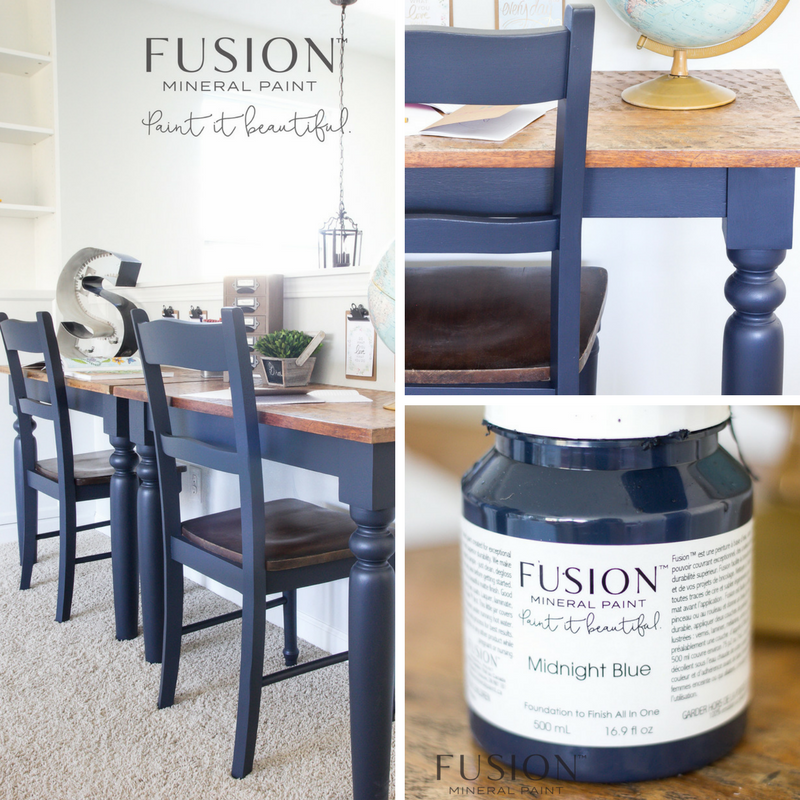 Fusion Mineral Paint Midnight Blue Project