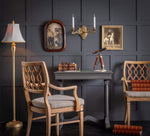 Load image into Gallery viewer, Fusion Mineral Paint Oakham painted panelled wall and console table
