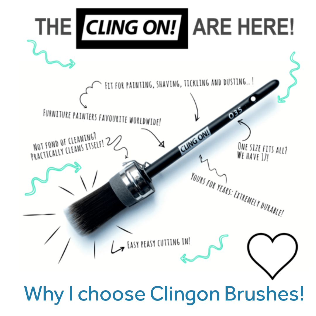 Clingon Round Brush - Not Too Shabby By Charlotte