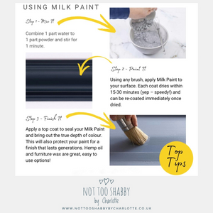 Fusion Guide to applying Milk Paint