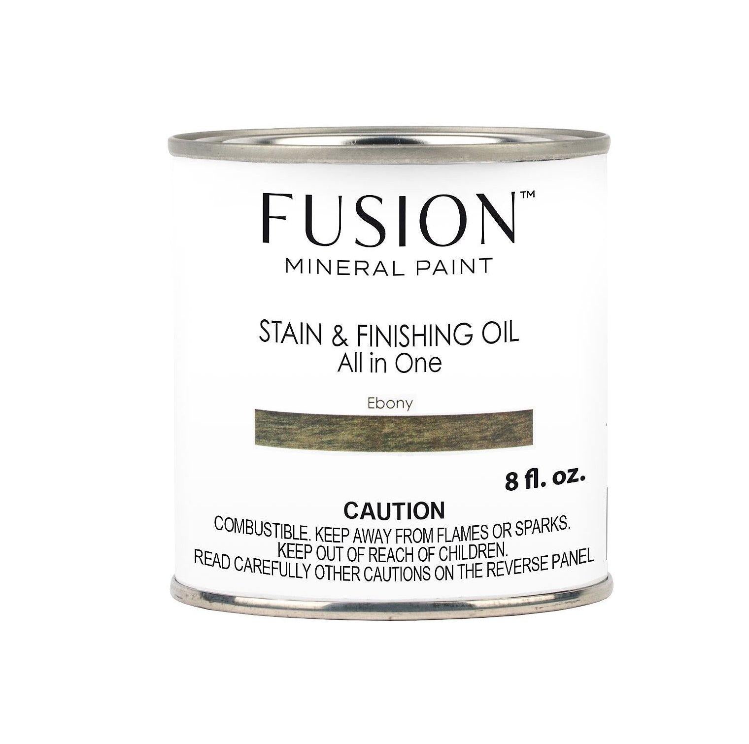 Fusion Mineral Paint Stain and Finishing Oil Ebony